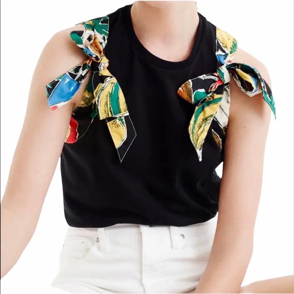 J. Crew Bow Shoulder Top - Picture 3 of 13